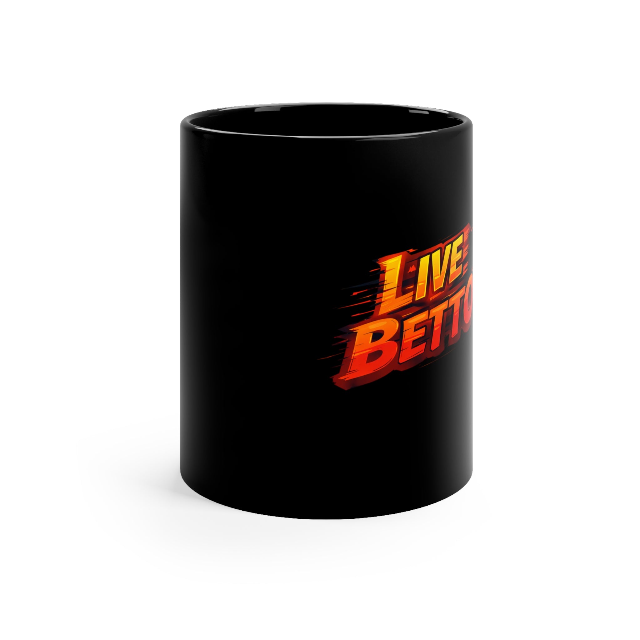 Black Coffee Mug, 11oz